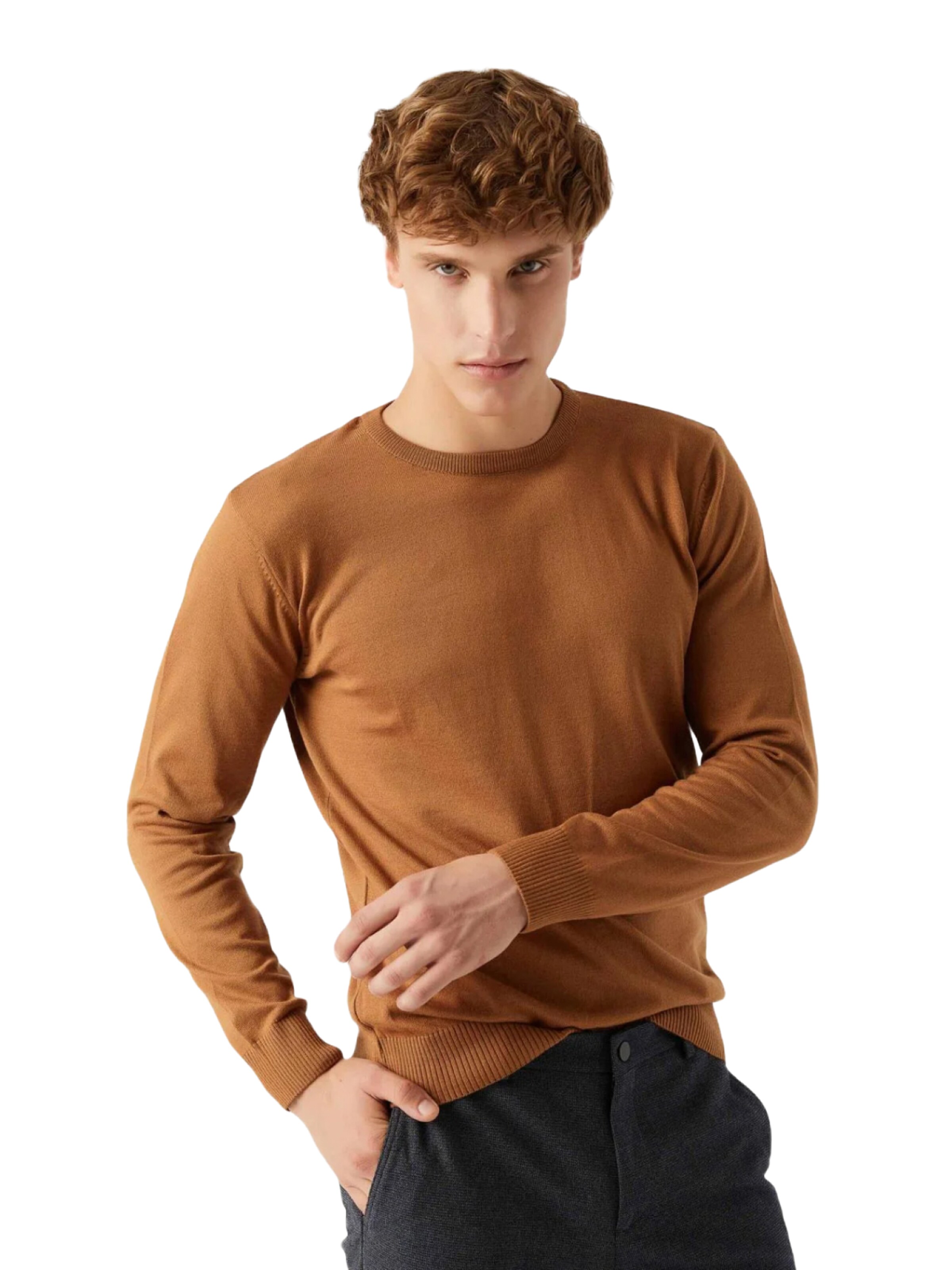 D’S Damat Trui in Bruin: voorkant