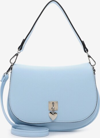 Emily & Noah Shoulder Bag '  Birte ' in Blue: front