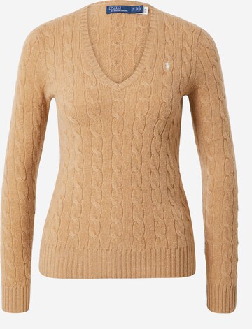 Polo Ralph Lauren - Pullover 'KIMBERLY' em bege: frente