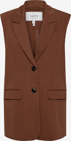 Gilet de costume 'DECERI' b.young en marron : devant