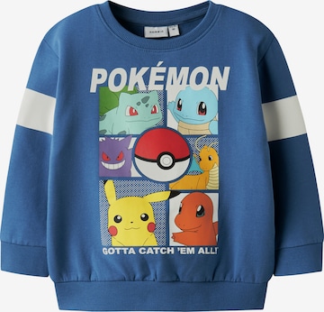 NAME IT Sweatshirt 'NMMJussy Pokemon' in Blue: front