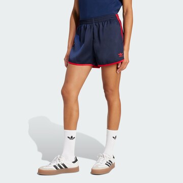 ADIDAS ORIGINALS Loosefit Broek 'Adicolor' in Blauw: voorkant