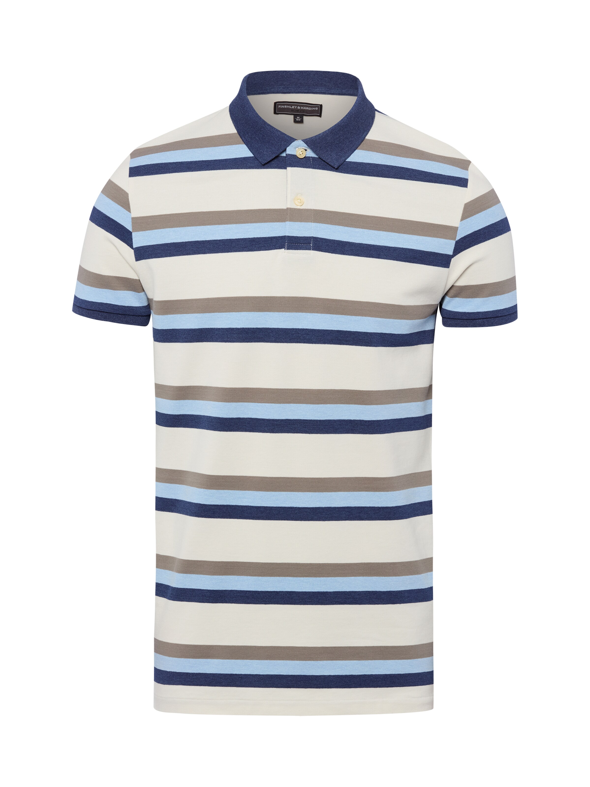 Finshley & Harding Shirt in S in Beige / Indigo / Light blue / Grey, Item view