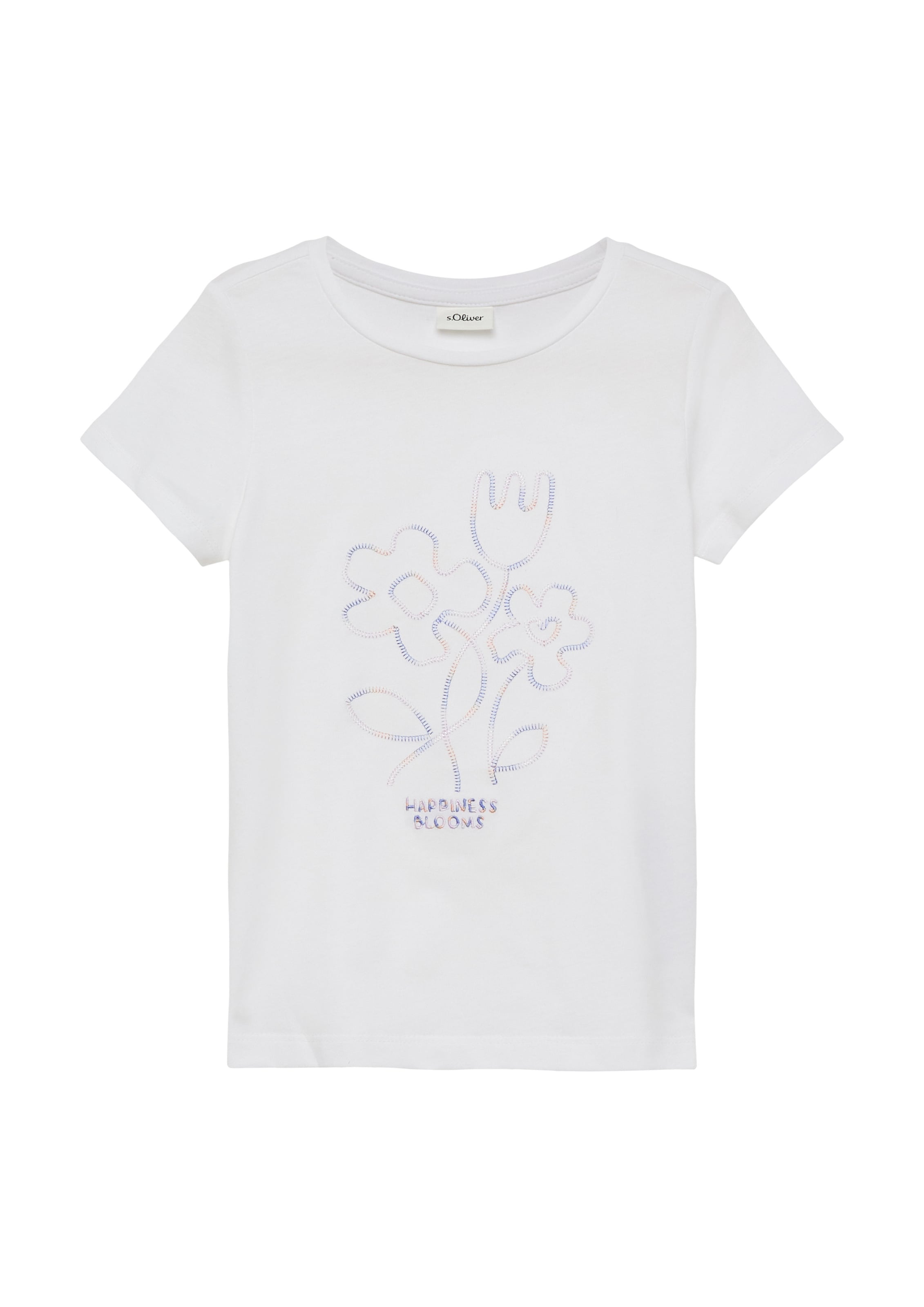 T-Shirt s.Oliver en blanc : devant