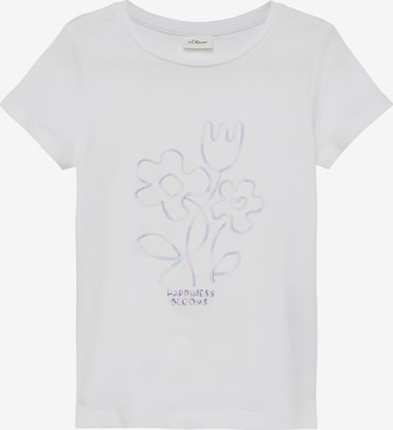 s.Oliver Shirt in White: front