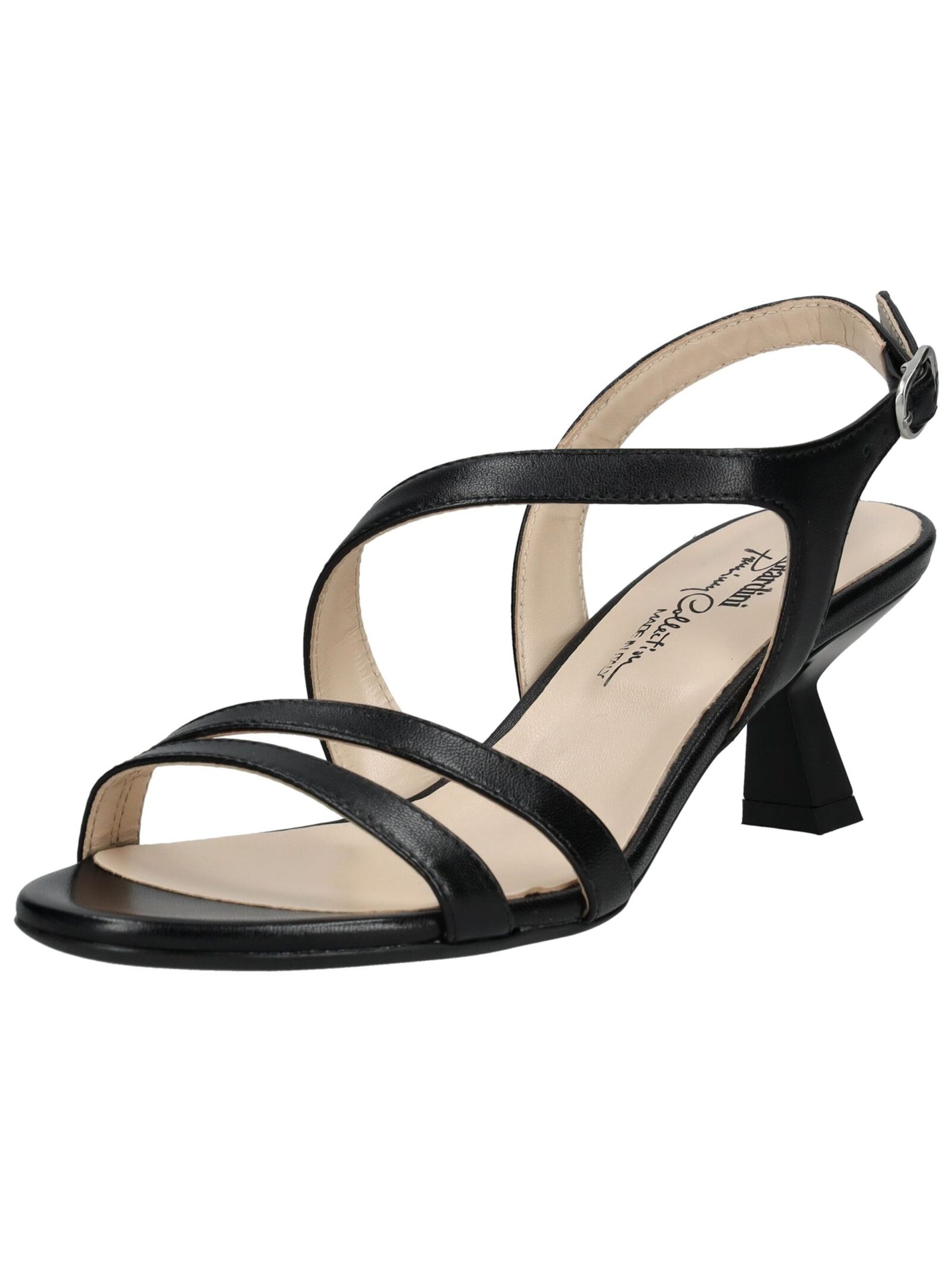 Sandales à lanières Nero Giardini en noir : devant