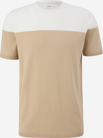 s.Oliver BLACK LABEL Trui in Beige: voorkant