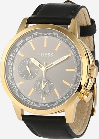 GUESS Uhr in Schwarz: predná strana