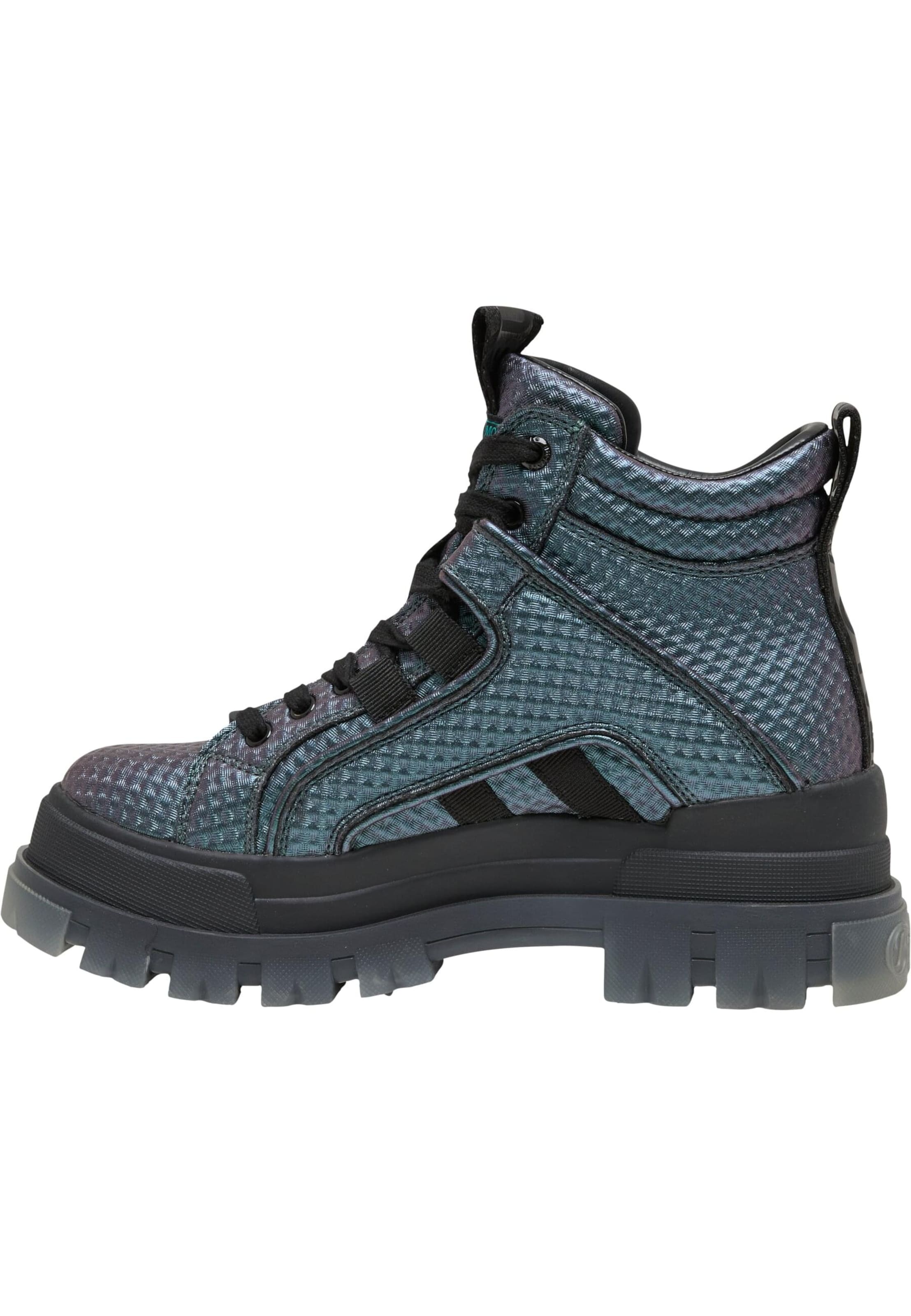 BUFFALO - Botim com fivela 'Aspha' em preto