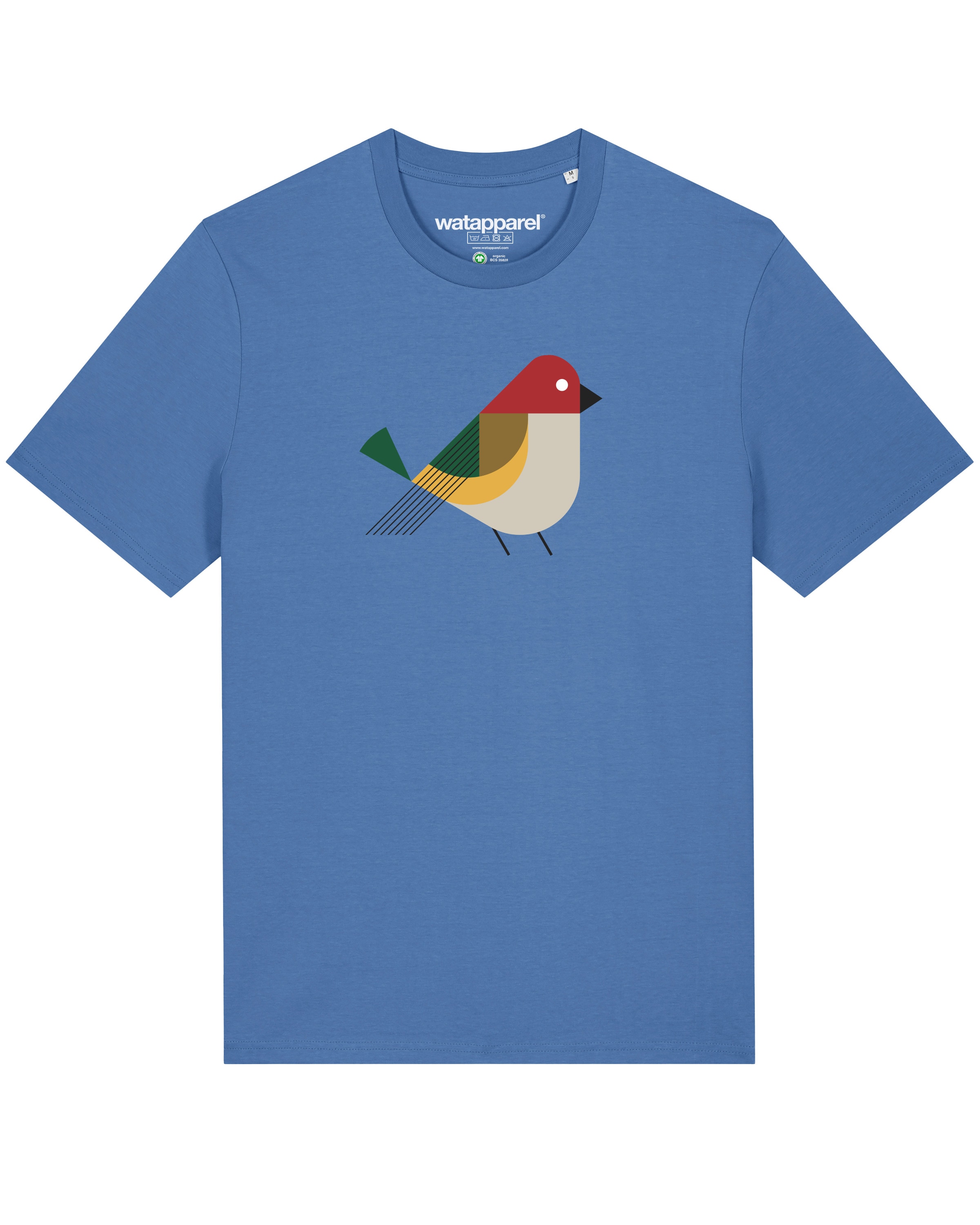 T-Shirt 'Vogel' Watapparel en bleu : devant