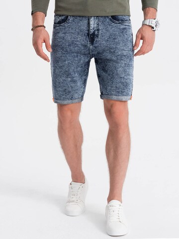Ombre Slimfit Shorts 'SRDS-0117' in Blau: predná strana
