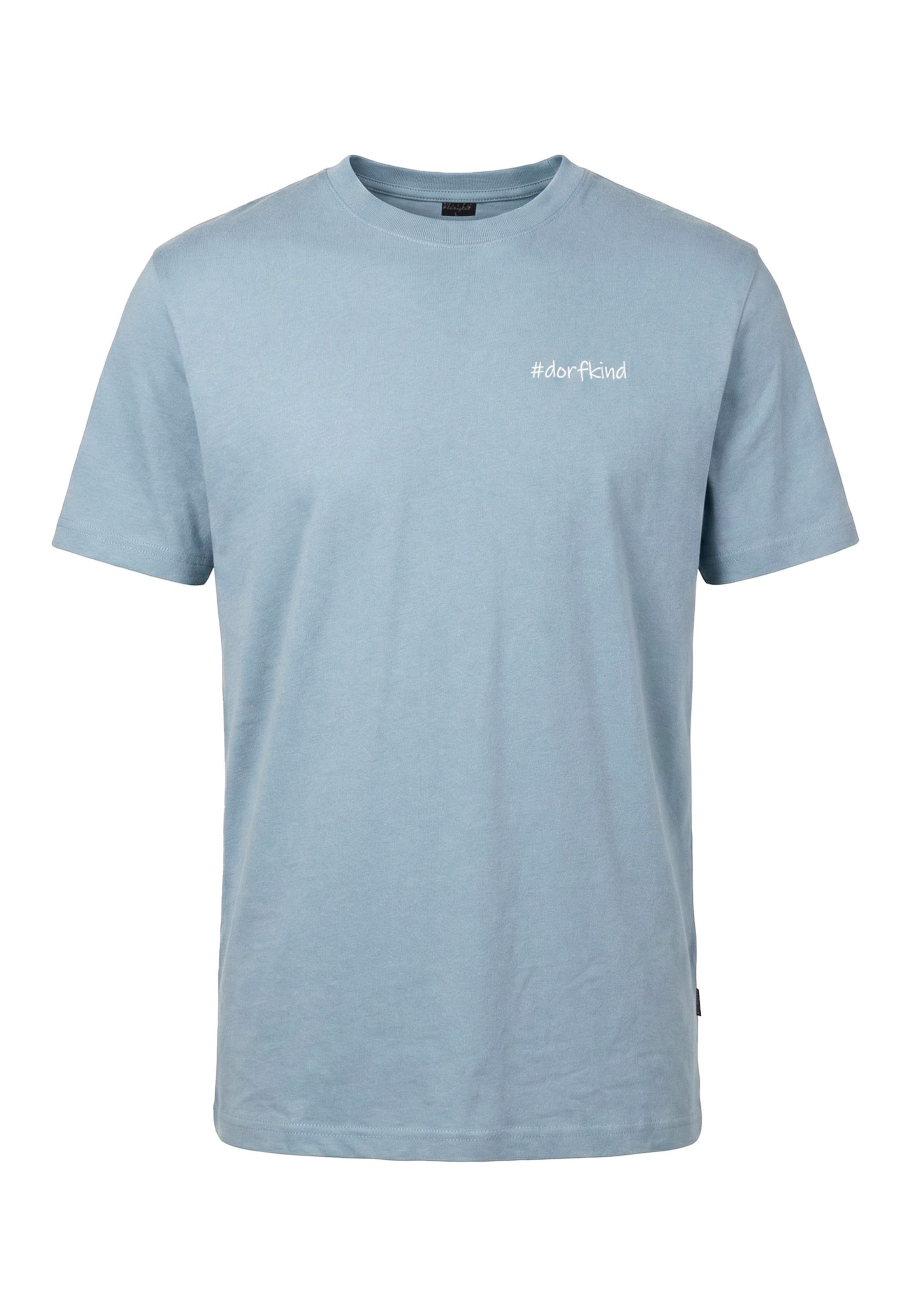 Kleinigkeit - Camiseta '#Dorfkind' en azul: frente