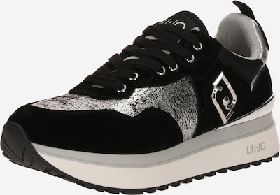 Liu Jo Matalavartiset tennarit 'MAXI WONDER 01' värissä musta / hopea, Tuotenäkymä