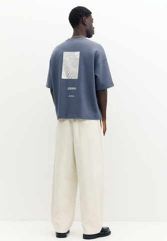 T-Shirt Pull&Bear en bleu : devant