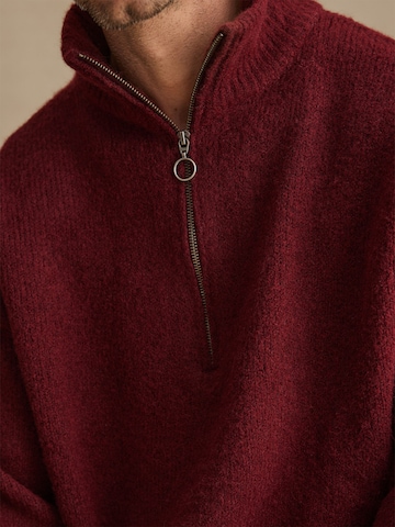 DAN FOX APPAREL Pullover 'Marek' in Rot