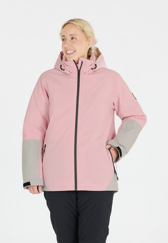 Whistler Sportjas in Roze: voorkant