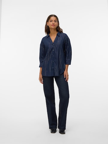 VERO MODA - Blusa 'VMOLLA' en azul: frente
