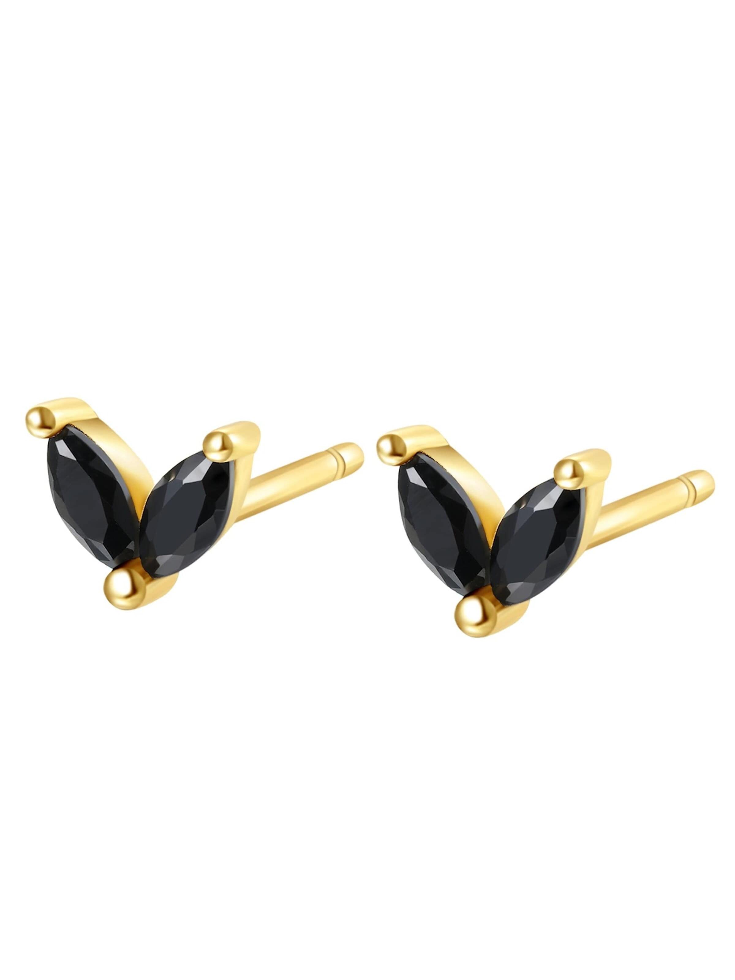 Hey Happiness Oorbellen 'Firefly' in Goud: voorkant