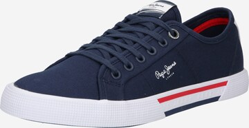 Sneaker bassa 'BRADY' di Pepe Jeans in blu: frontale