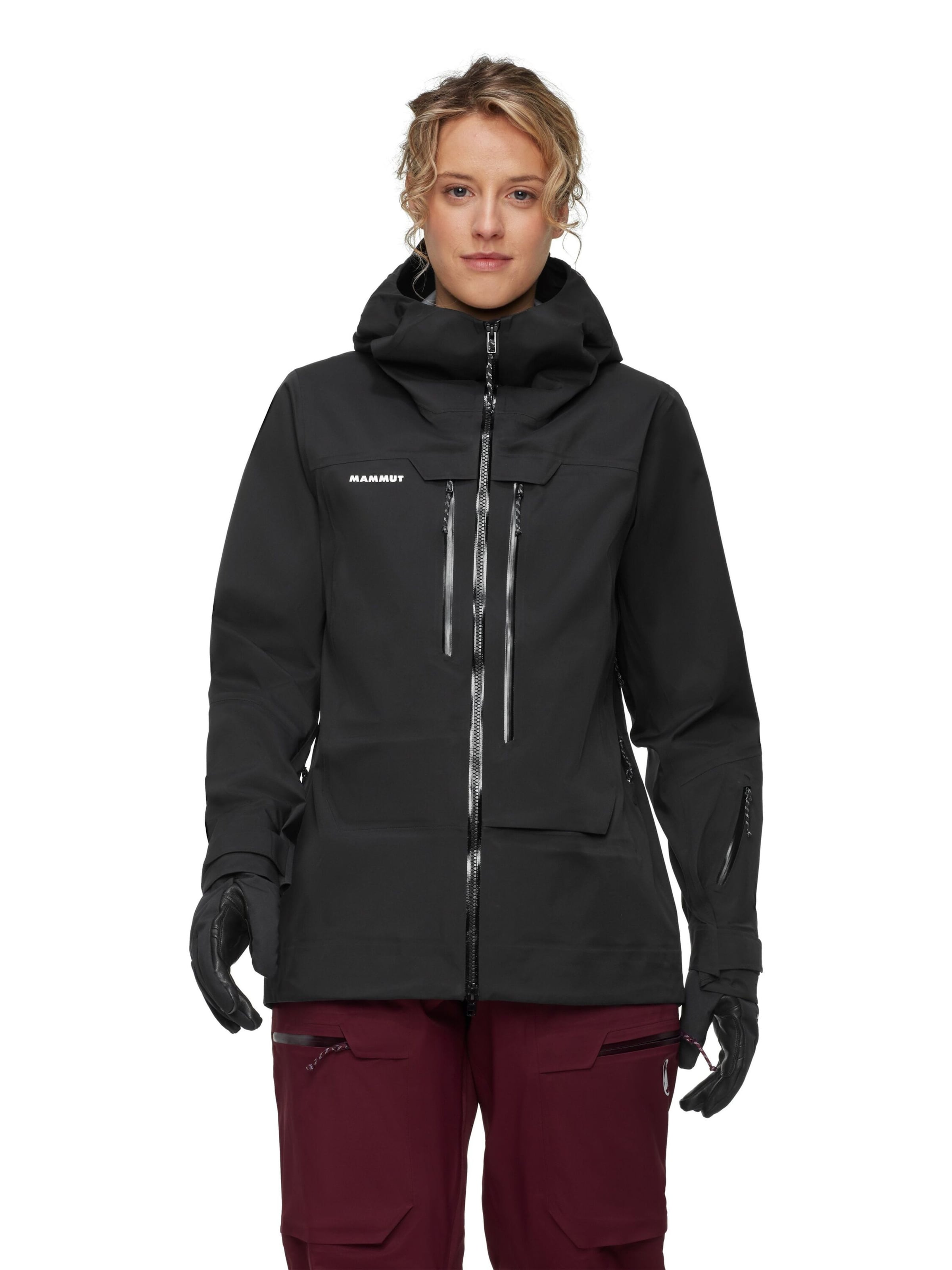 MAMMUT Outdoor Jacket 'Haldigrat' in Black: front