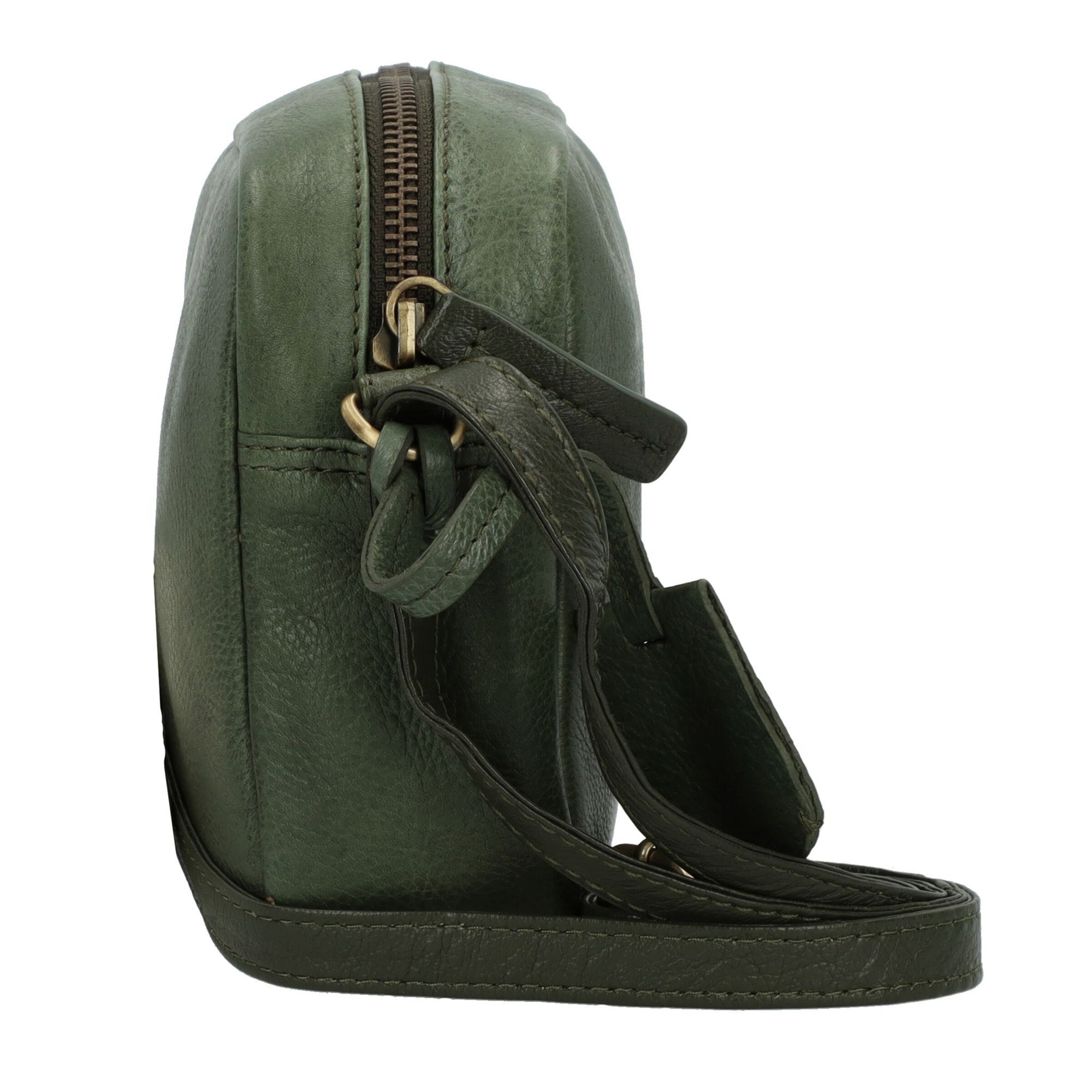 Burkely Umhängetasche 'Natural Norah' in Grün