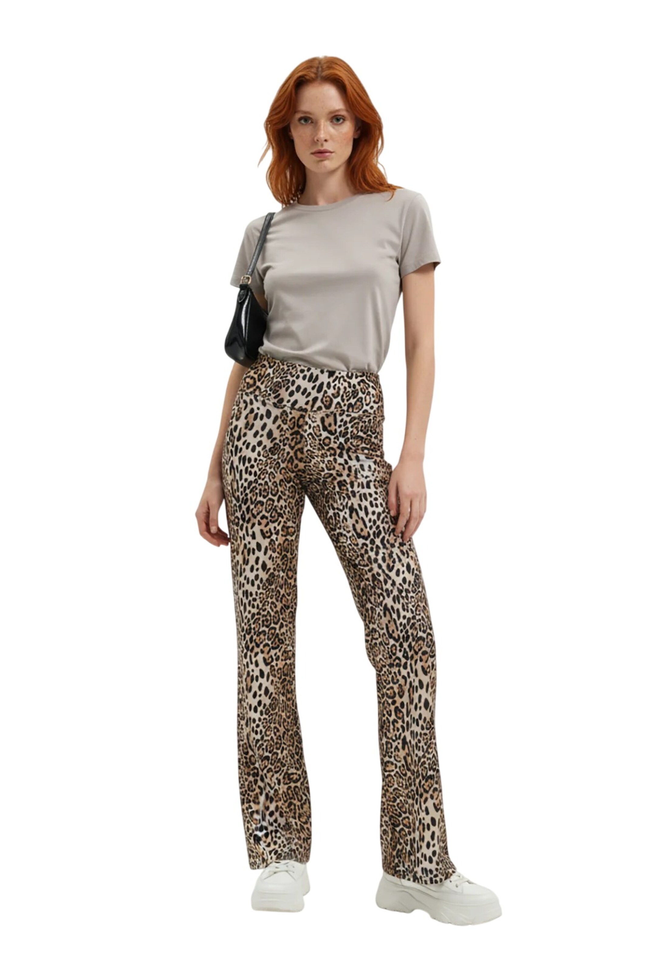 Alexa Dash Flared Broek in Bruin