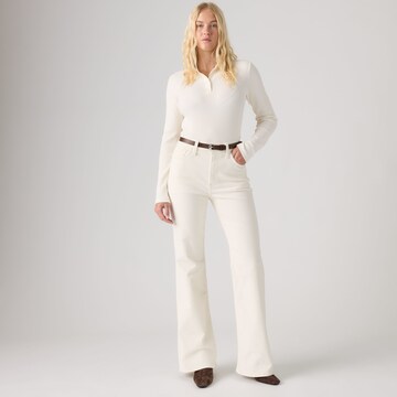LEVI'S ® Laienev Teksapüksid 'Ribcage Flare', värv valge