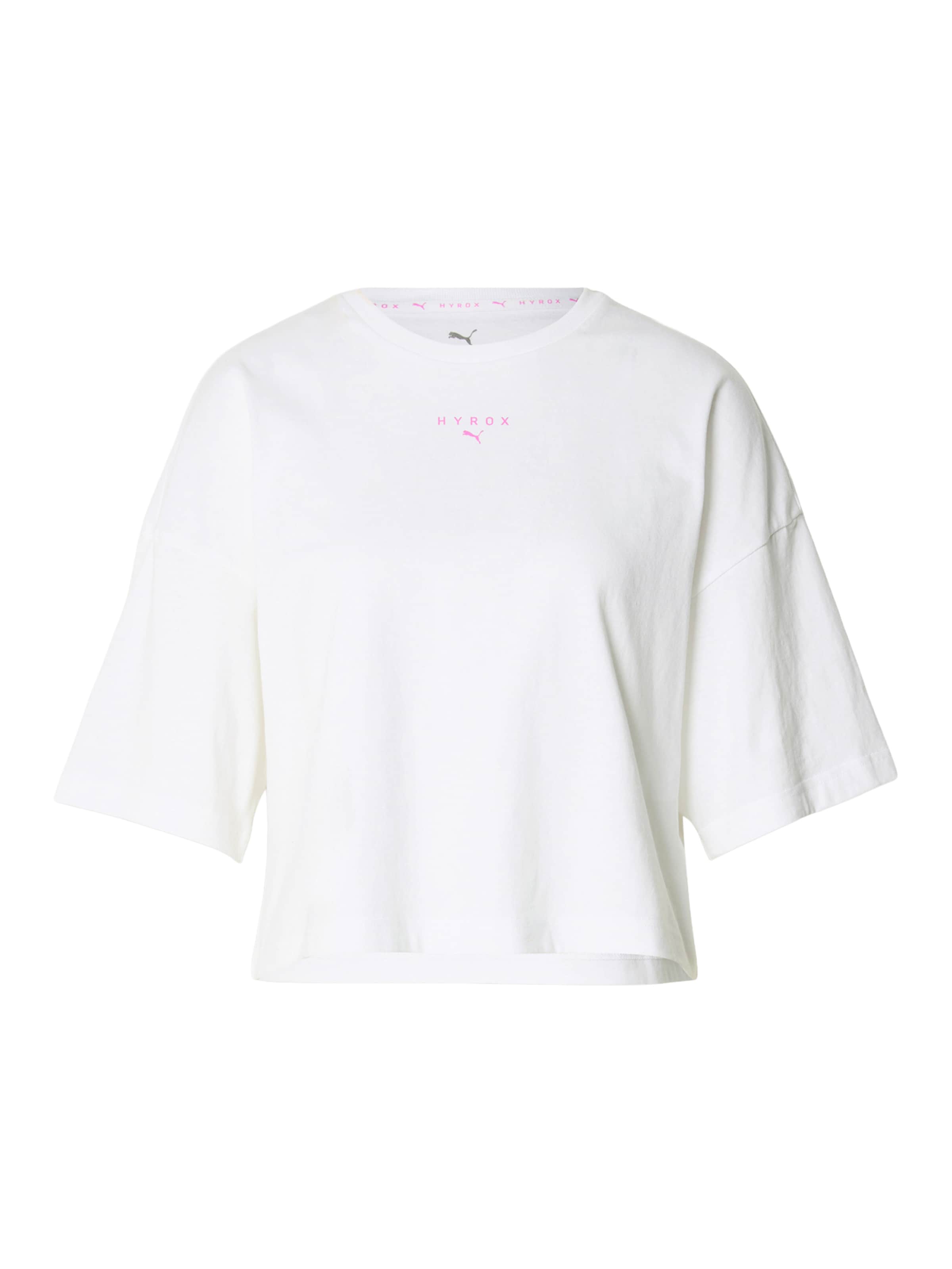 PUMA - Camisa funcionais 'PUMA X HYROX' em branco: frente