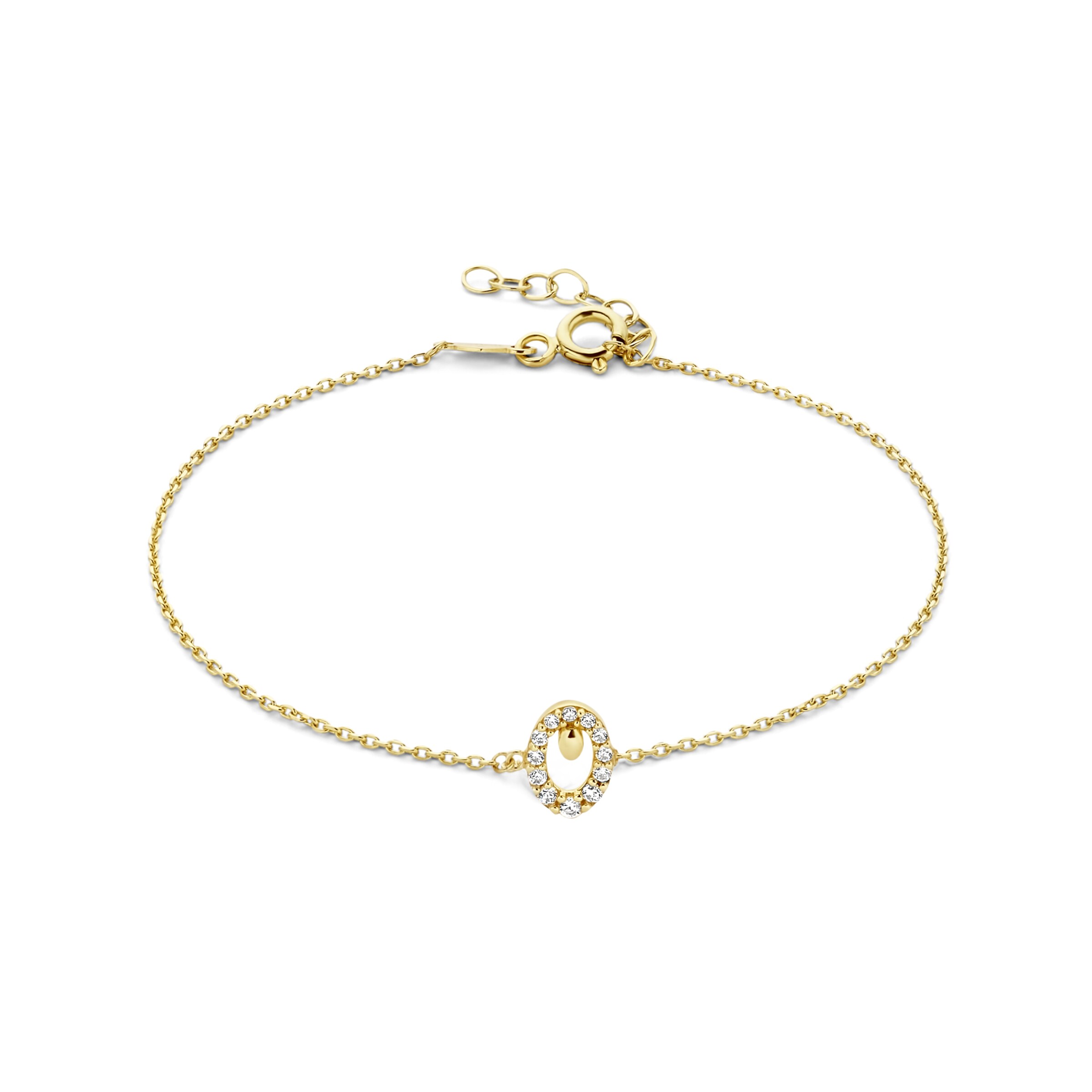 Beloro Jewels Bracelet in Gold: front