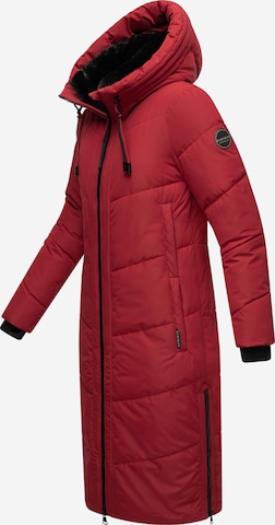 MARIKOO Zimný kabát 'Nadaree' - Červená