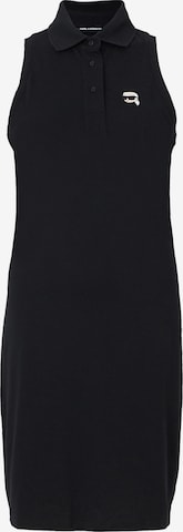 Karl LagerfeldHaljina 'Ikon' - crna boja: prednji dio