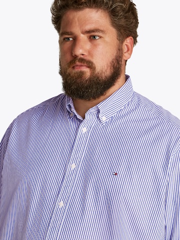 Tommy Hilfiger Big & Tall Regular fit Overhemd 'POPLIN' in Blauw