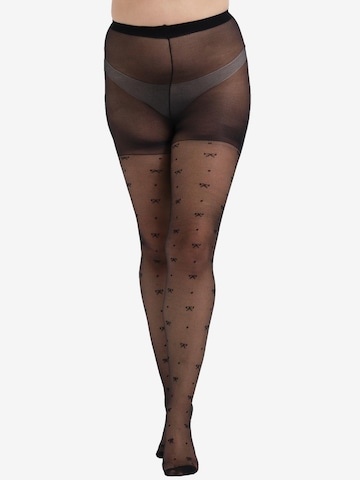 C&City Fijne panty in Zwart: voorkant