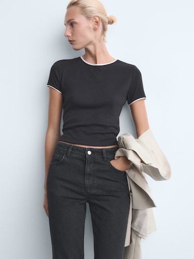 MANGO Džínsy 'BLANCA' - čierny denim, Produkt