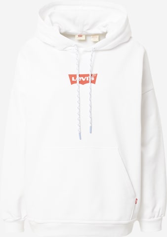 LEVI'S ® Sweatshirt 'Graphic Caravan Hoodie' in White: front