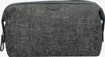 Esquire Toiletry Bag in Black: front