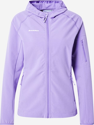 purpurinė MAMMUT Funkcinis flisinis džemperis 'Madris': priekis