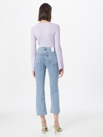 PULZ Jeans Flared Jeans in Blau