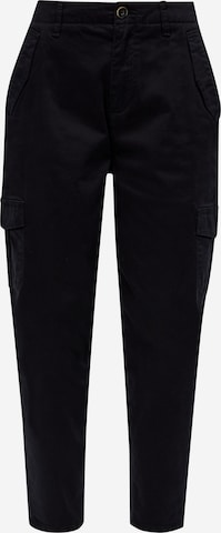 s.Oliver - Tapered Calças em preto: frente