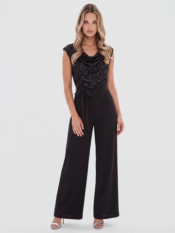APART - Jumpsuit en negro: frente