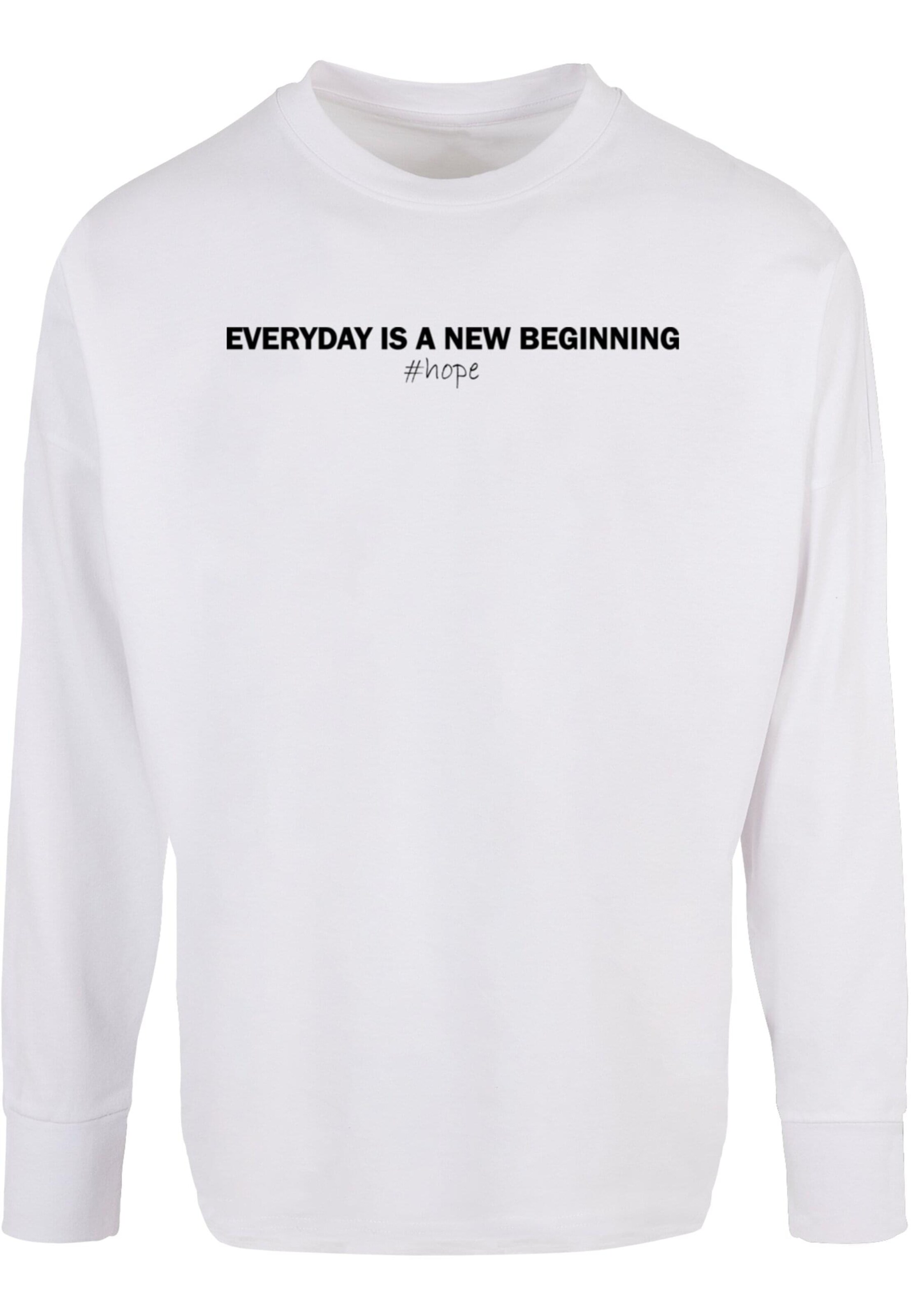 Maglietta 'Hope' di Merchcode in bianco: frontale