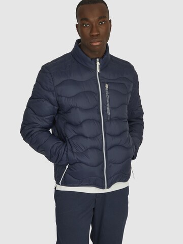 HECHTER PARIS Between-Seasons Parka in Blue: front