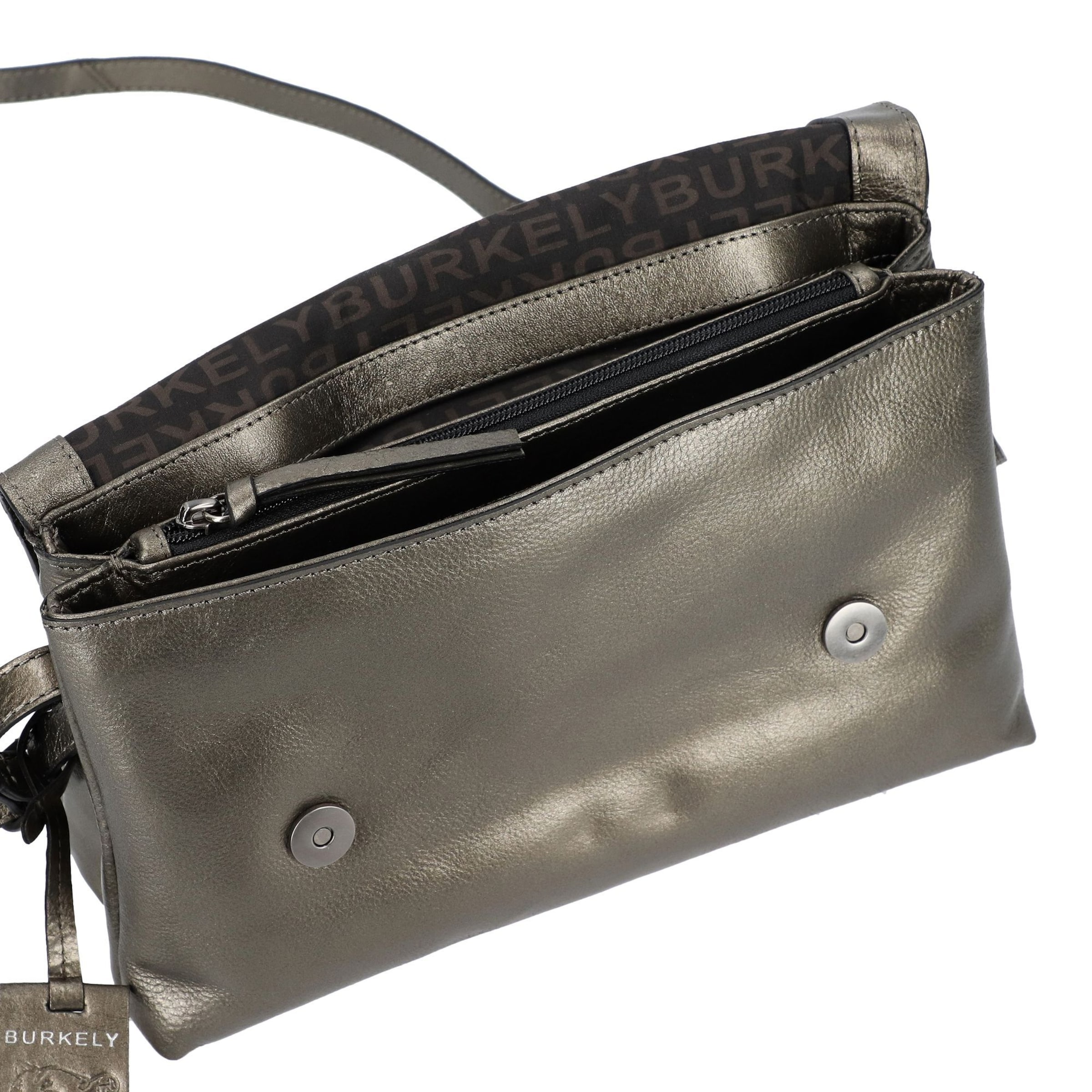 Burkely Umhängetasche 'Creased Crystal' in Grün