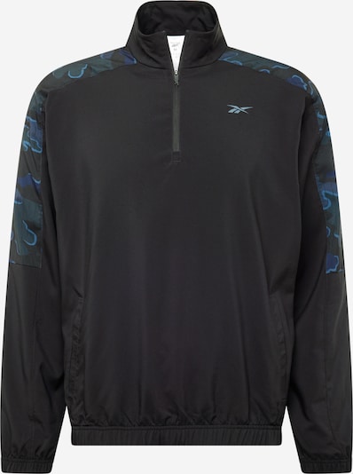 Reebok Sweat de sport 'TRAIN MOTION' en bleu / vert / noir, Vue avec produit