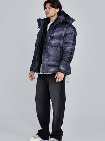 SikSilk Winterjacke 'Puffer Jacket'‌‌‌‌ in Grau