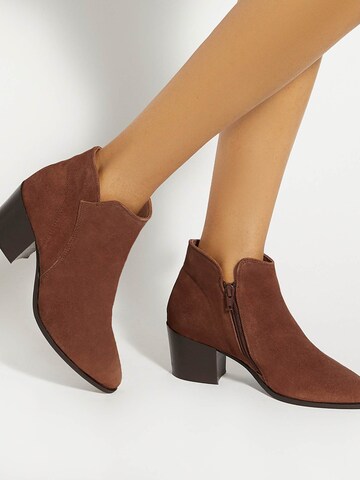 Dune LONDON Ankle Boots in Braun