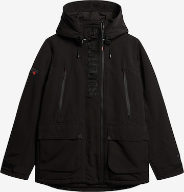 Superdry Winter Jacket in Black: front