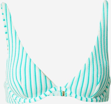zaļš HOLLISTER Trijstūra formas Bikini augšdaļa: no priekšpuses