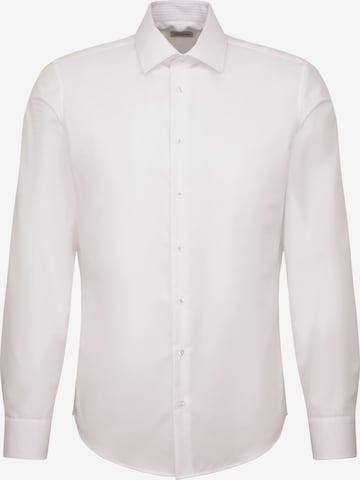 SEIDENSTICKER Slim fit Business shirt in White: front