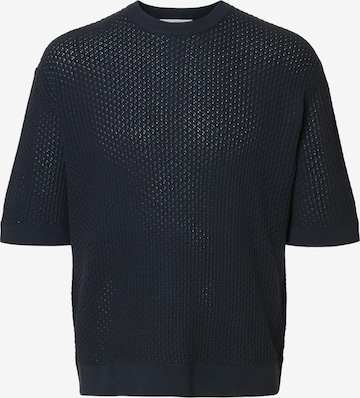 Pullover 'COLTON' di SELECTED in blu: frontale